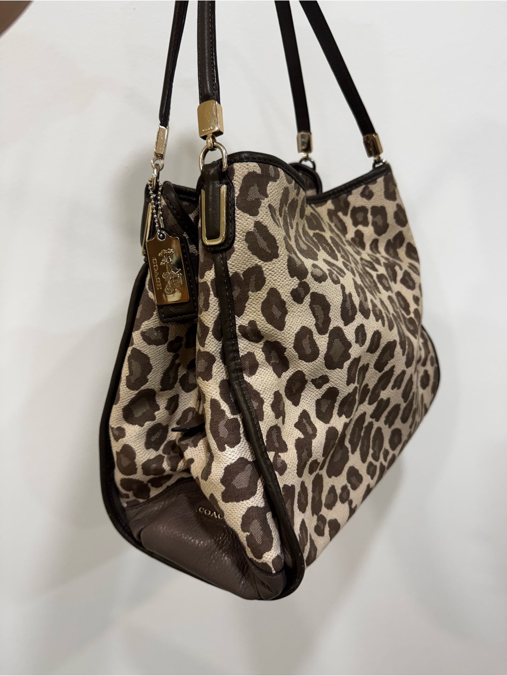 Coach Ocelot Print Madison Tote Bag